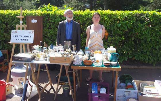 Participation à la brocante de Chatou